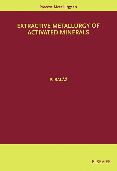 Produktbild: Extractive Metallurgy of Activated Minerals