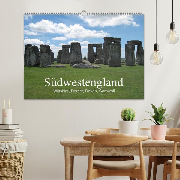 Produktbild: S&uuml;dwestengland (Wandkalender 2026 DIN A2 quer), CALVENDO Monatskalender