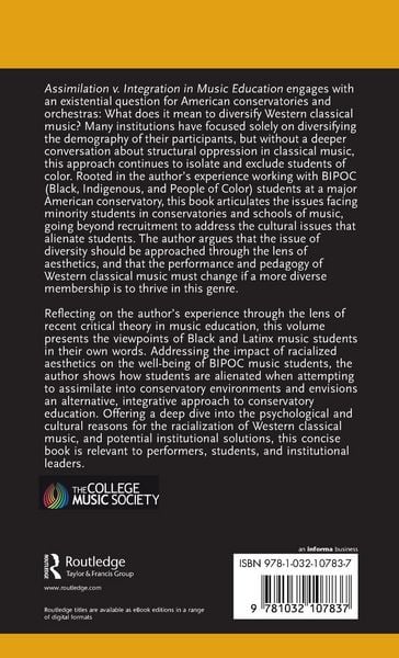 Produktbild: Assimilation v. Integration in Music Education