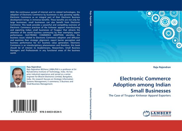 Produktbild: Electronic Commerce Adoption among Indian Small Businesses