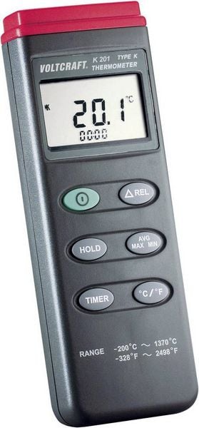 Produktbild: VOLTCRAFT K201 Temperatur-Messger&auml;t -200 - +1370&deg;C F&uuml;hler-Typ K