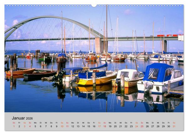 Produktbild: Schleswig-Holstein, Urlaubsland zwischen Nord- und Ostsee (Wandkalender 2026 DIN A2 quer), CALVENDO Monatskalender
