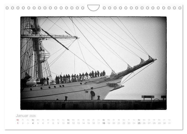 Produktbild: Gorch Fock - zeitlose Eindr&uuml;cke (Wandkalender 2026 DIN A4 quer), CALVENDO Monatskalender