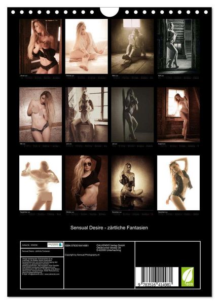 Produktbild: Sensual Desire - z&auml;rtliche Fantasien (Wandkalender 2026 DIN A4 hoch), CALVENDO Monatskalender