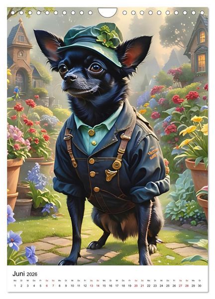Produktbild: Chihuahua Karrieren (Wandkalender 2026 DIN A4 hoch), CALVENDO Monatskalender