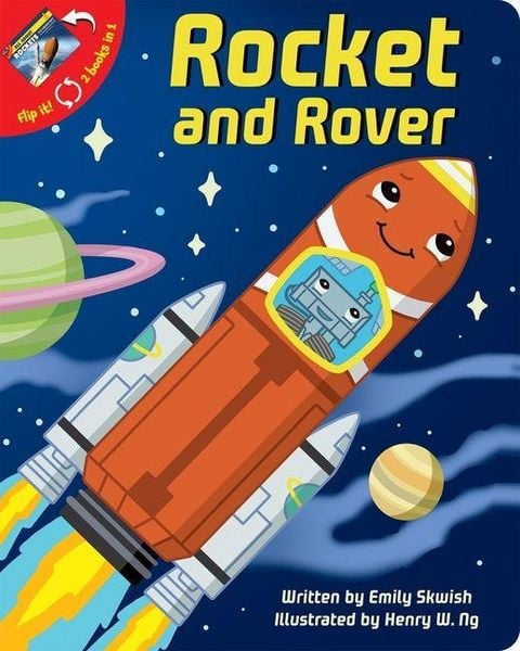 Produktbild: 2 Books in 1: Rocket and Rover and All about Rockets 3-2-1 Blast Off! Fun Facts about Space Vehicles