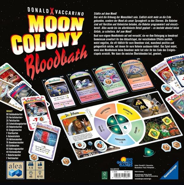 Produktbild: Moon Colony Bloodbath - Gesellschaftsspiel & Brettspiel ab 14 Jahre