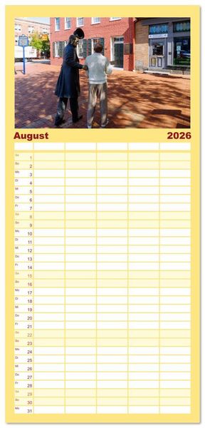 Produktbild: Familienplaner 2026 - Pennsylvania. Die Wiege der USA zwischen Tradition und Moderne mit 5 Spalten (Wandkalender, 21 x 45 cm) CALVENDO
