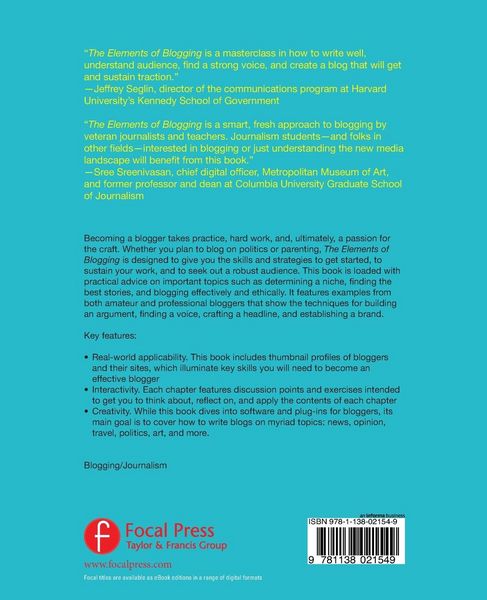 Produktbild: The Elements of Blogging