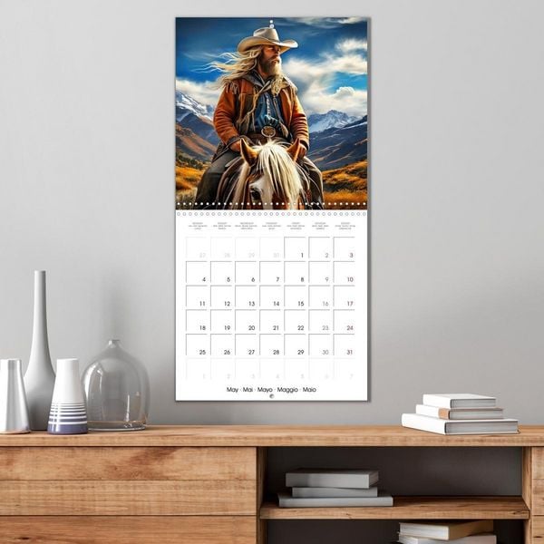 Produktbild: Man and Horse - Western Life (Wall Calendar 2026 12 &times; 12 Inch) CALVENDO 12 Month Wall Calendar