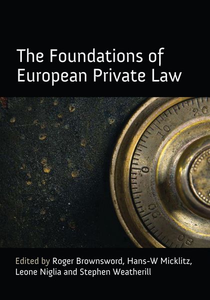 Produktbild: Foundations of European Private Law