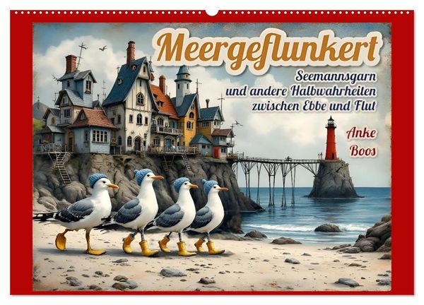 Produktbild: Meergeflunkert (Wandkalender 2026 DIN A2 quer), CALVENDO Monatskalender
