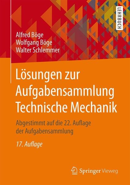 Produktbild: L&ouml;sungen zur Aufgabensammlung Technische Mechanik