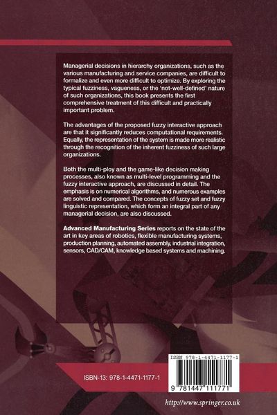 Produktbild: Fuzzy and Multi-Level Decision Making