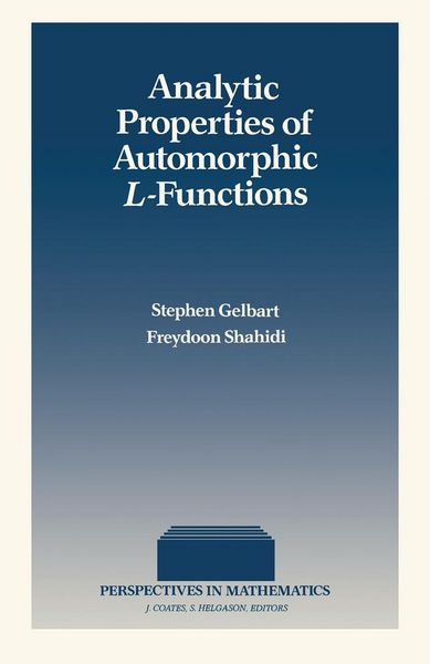 Produktbild: Analytic Properties of Automorphic L-Functions