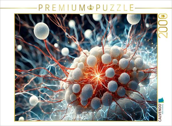 CALVENDO Puzzle Explosion der Bälle | 2000 Teile Lege-Größe 90x67cm Foto-Puzzle für glückliche Stunden