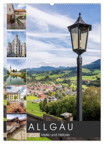 Produktbild: ALLG&Auml;U Idylle und Historie (Wandkalender 2026 DIN A2 hoch), CALVENDO Monatskalender