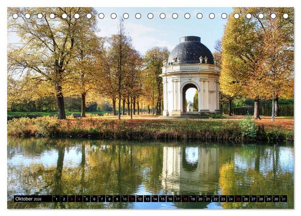 Produktbild: Die G&auml;rten in Herrenhausen (Tischkalender 2026 DIN A5 quer), CALVENDO Monatskalender