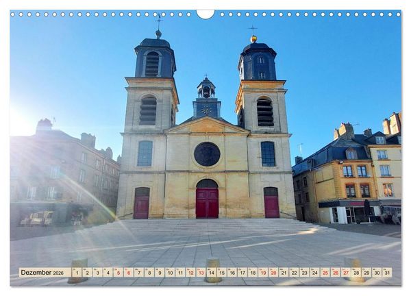 Produktbild: Frankreichs Nordosten - Montm&eacute;dy, Sedan, Charleville-M&eacute;zi&egrave;res (Wandkalender 2026 DIN A3 quer), CALVENDO Monatskalender