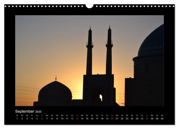 Produktbild: IRAN 2026 (Wandkalender 2026 DIN A3 quer), CALVENDO Monatskalender