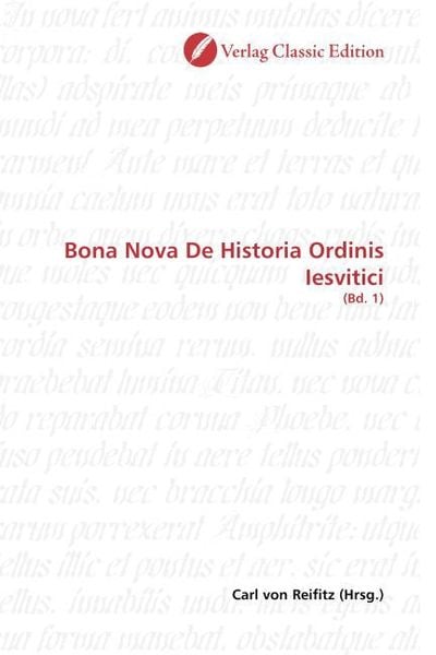 Produktbild: Bona Nova De Historia Ordinis Iesvitici