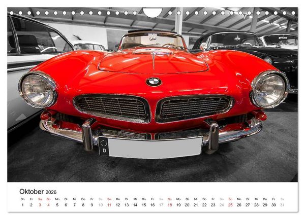 Produktbild: Classic Dream Cars (Wandkalender 2026 DIN A4 quer), CALVENDO Monatskalender