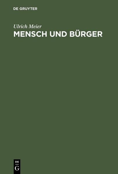 Produktbild: Mensch und B&uuml;rger