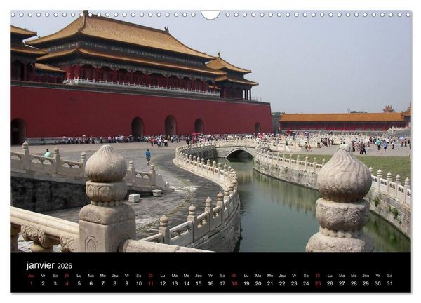 Produktbild: La Chine, Terre de merveilles (Calendrier mural 2026 DIN A3 vertical), CALVENDO calendrier mensuel