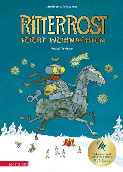 Produktbild: Ritter Rost feiert Weihnachten - Mit Goldfolie und weihnachtlicher &Uuml;berraschung im Buch