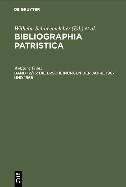 Produktbild: Die Erscheinungen der Jahre 1967 und 1968