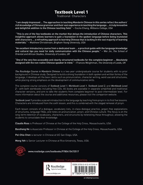Produktbild: The Routledge Course in Modern Mandarin Chinese