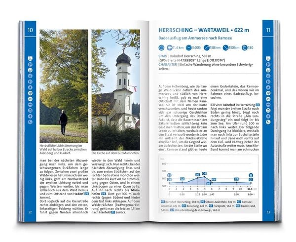 Produktbild: KOMPASS Wanderf&uuml;hrer Pfaffenwinkel, F&uuml;nfseenland, Starnberger See, Ammersee, 60 Touren