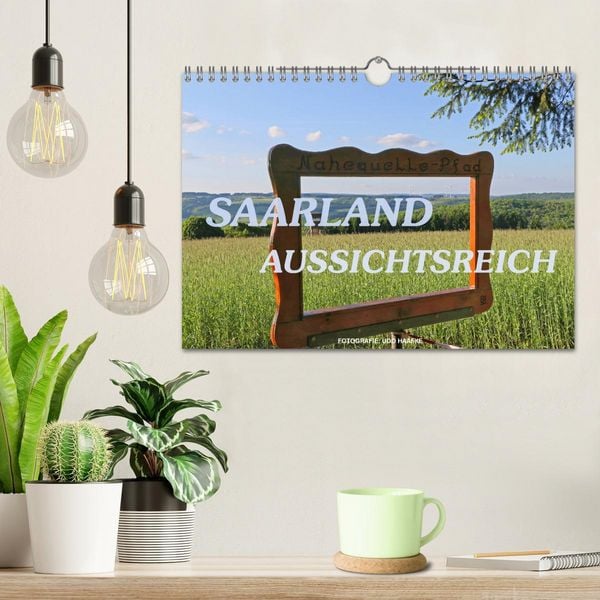 Produktbild: SAARLAND - AUSSICHTSREICH (Wandkalender 2026 DIN A4 quer), CALVENDO Monatskalender