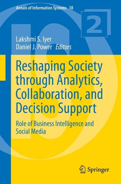 Produktbild: Reshaping Society through Analytics, Collaboration, and Decision Support