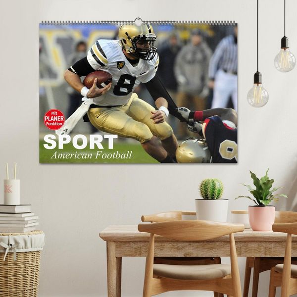 Produktbild: Sport. American Football (Wandkalender 2026 DIN A2 quer), CALVENDO Monatskalender