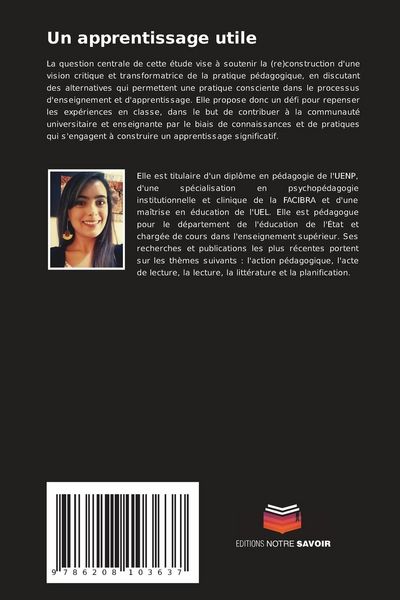 Produktbild: Un apprentissage utile