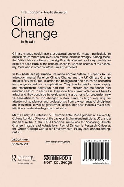 Produktbild: The Economic Implications of Climate Change in Britain