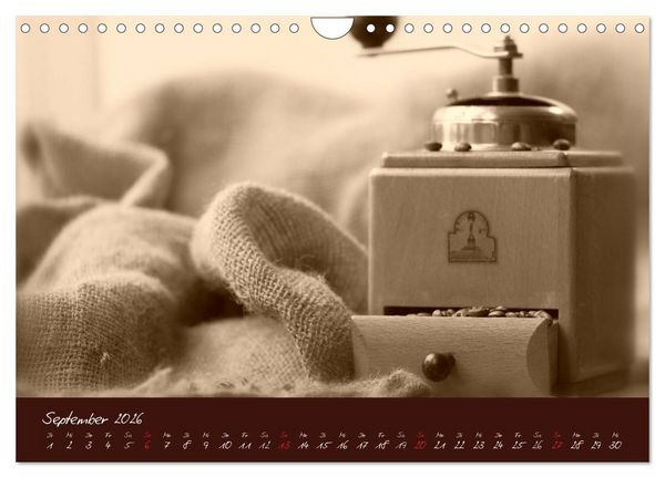 Produktbild: Kaffee Genuss Jahreskalender (Wandkalender 2026 DIN A4 quer), CALVENDO Monatskalender