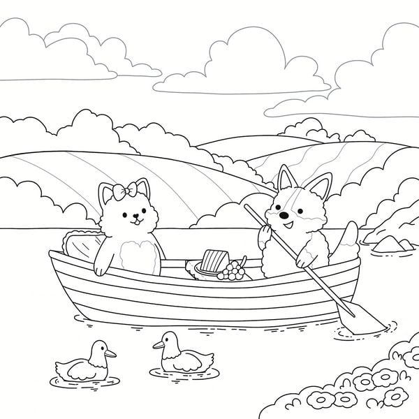 Produktbild: Cosy Coloring - Cottage Life mit Ente