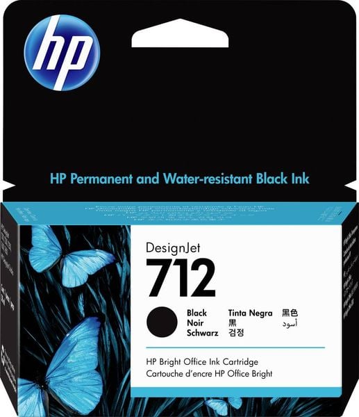 HP Druckerpatrone 712 Original Schwarz 3ED70A