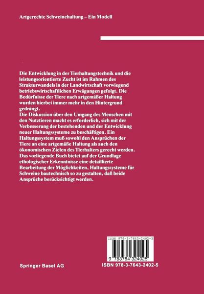 Produktbild: Artgerechte Schweinehaltung &mdash; Eine Modell