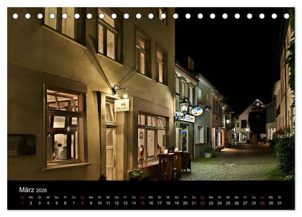 Produktbild: Ruhrlights II - Nachtlichter des Ruhrgebietes (Tischkalender 2026 DIN A5 quer), CALVENDO Monatskalender