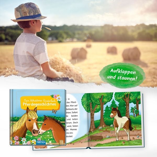 Produktbild: Tr&ouml;tsch Kinderbuch Mein klitzekleines Kinderbuch Pferdegeschichten