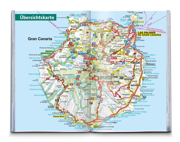Produktbild: KOMPASS Wanderf&uuml;hrer Gran Canaria, 75 Touren mit Extra-Tourenkarte