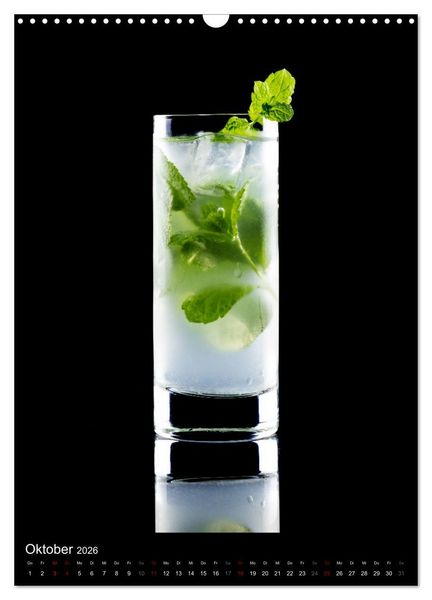 Produktbild: Cocktails und Longdrinks (Wandkalender 2026 DIN A3 hoch), CALVENDO Monatskalender