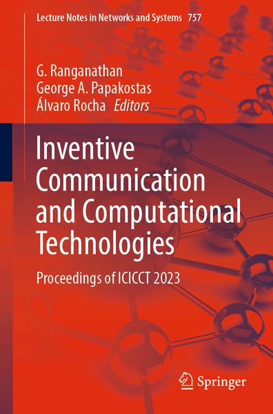 Produktbild: Inventive Communication and Computational Technologies