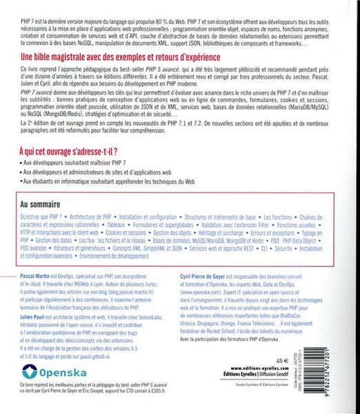 Produktbild: Php 7 avance couvre php 7 1 et