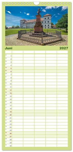 Produktbild: Familienplaner 2027 - Sch&ouml;nes Me&szlig;kirch mit 5 Spalten (Wandkalender, 21 x 45 cm) CALVENDO