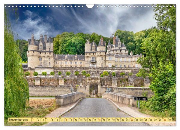 Produktbild: Ch&acirc;teaux. Im Tal der Loire (Wandkalender 2026 DIN A3 quer), CALVENDO Monatskalender