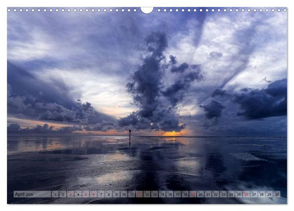 Produktbild: ST. PETER-ORDING PURistisch (Wandkalender 2026 DIN A3 quer), CALVENDO Monatskalender